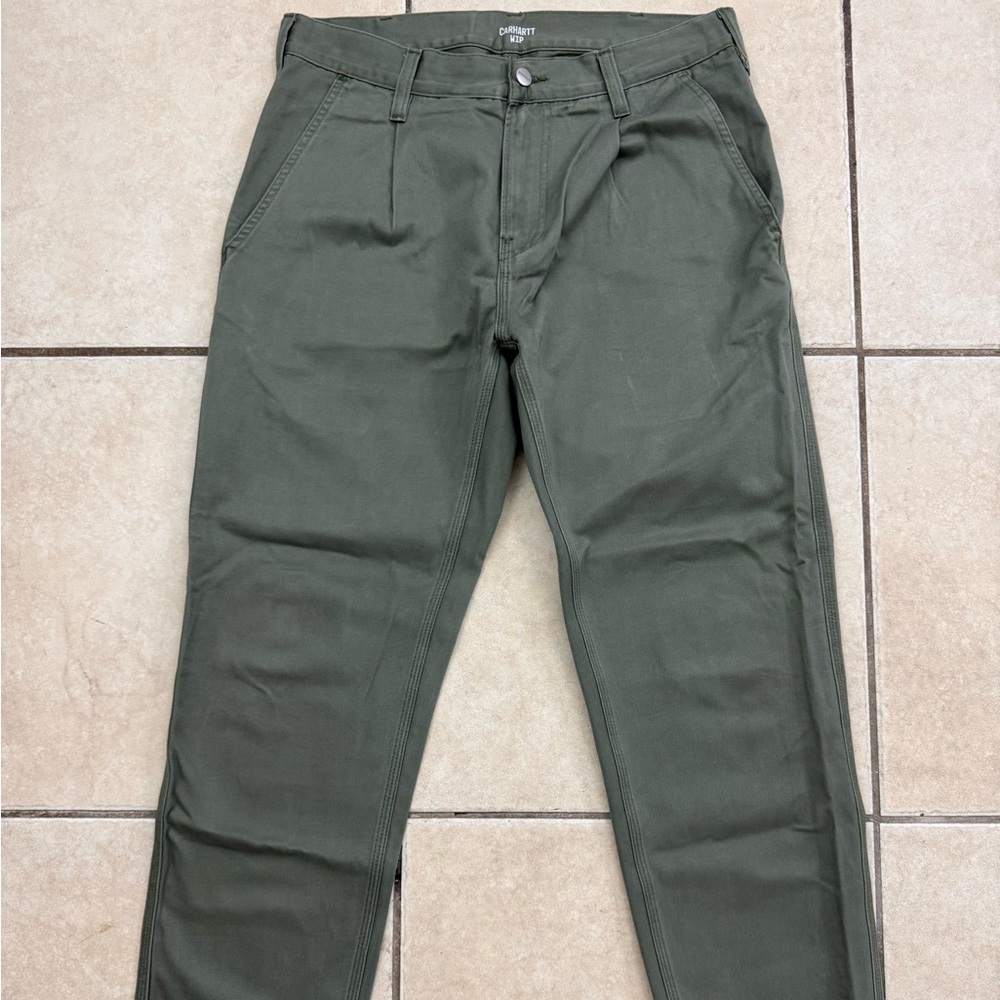 Carhartt Work In Progress Abbott Pant size 30 olive green WIP